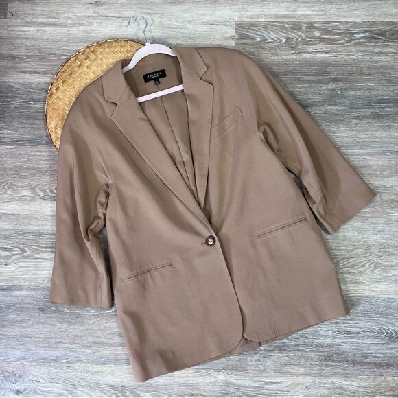 Talbots camel‎ beige blazer - Picture 1 of 7